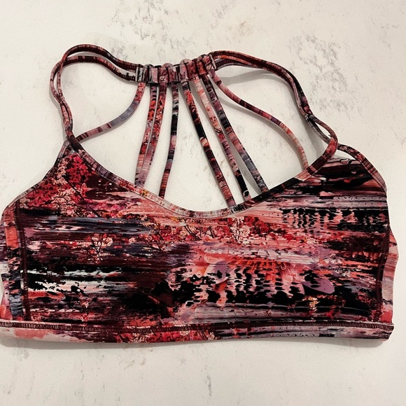 lululemon athletica Other - Lululemon size 4 sports bra Dahliascape Multi / Black